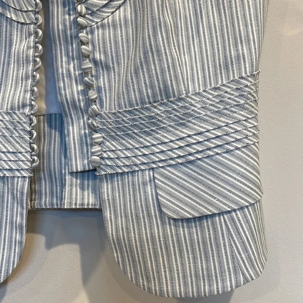 NWT BCBGMaxAzria Striped Jacket - Picture 8 of 10